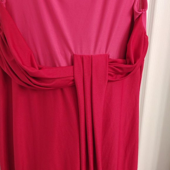 Red & Pink Work Dress - Picture 4 of 5